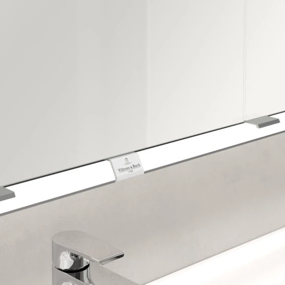 Villeroy Und Boch My View Now Spiegelschrank A4551600 160 X 75 X 16,8 Cm, LED-Beleuchtung, 3 Türen, Mit Sensorschalter 5 Villeroy Und Boch My View Now Spiegelschrank A4551600 160 X 75 X 16,8 Cm, LED-Beleuchtung, 3 Türen, Mit Sensorschalter – Bild 3