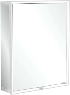 Villeroy Und Boch My View Now Spiegelschrank A4556L00 60 X 75 X 16,8 Cm, Anschlag Links, LED-Beleuchtung, 1 Tür, Mit Sensorschalter
