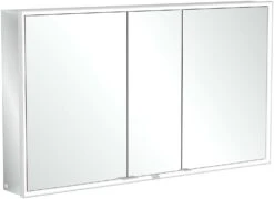 Villeroy Und Boch My View Now Spiegelschrank A4571300 130 X 75 X 16,8 Cm, LED-Beleuchtung, 3 Türen, Ein-/Ausschalter