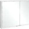 Villeroy Und Boch My View Now Spiegelschrank A4581000 100 X 75 X 16,8 Cm, LED-Beleuchtung, 2 Türen, Mit Ein-/Ausschalter -Villeroy & Boch Villeroy und Boch My View Now Spiegelschrank A4581000 100 x 75 x 168 cm LED Beleuchtung 2 Tueren mit Ein Ausschalter