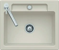 Villeroy Und Boch Siluet Spüle 334601i4 Mit Ablaufgarnitur Und Handbetätigung, Graphit