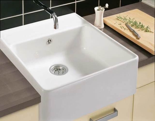 Villeroy Und Boch Spülstein Einzelbecken 632061AM Ablaufgarnitur, Handbetätigung, Befestigungssatz, Almond 4 Villeroy Und Boch Spülstein Einzelbecken 632061AM Ablaufgarnitur, Handbetätigung, Befestigungssatz, Almond – Bild 2