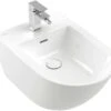 Villeroy Und Boch Subway 3.0 Wand-Bidet 447000R1 37,5x56cm, 1 Hahnloch, Mit Überlauf, Weiß C-plus