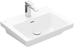 Villeroy Und Boch Subway 3.0 Waschtisch 4A70F5R1 55x44cm, Mit 1 Hahnloch/ohne Überlauf, Weiß C-plus