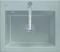 Villeroy Und Boch Subway Spüle 330902AM Mit Ablaufgarnitur Und Exzenterbetätigung, Almond