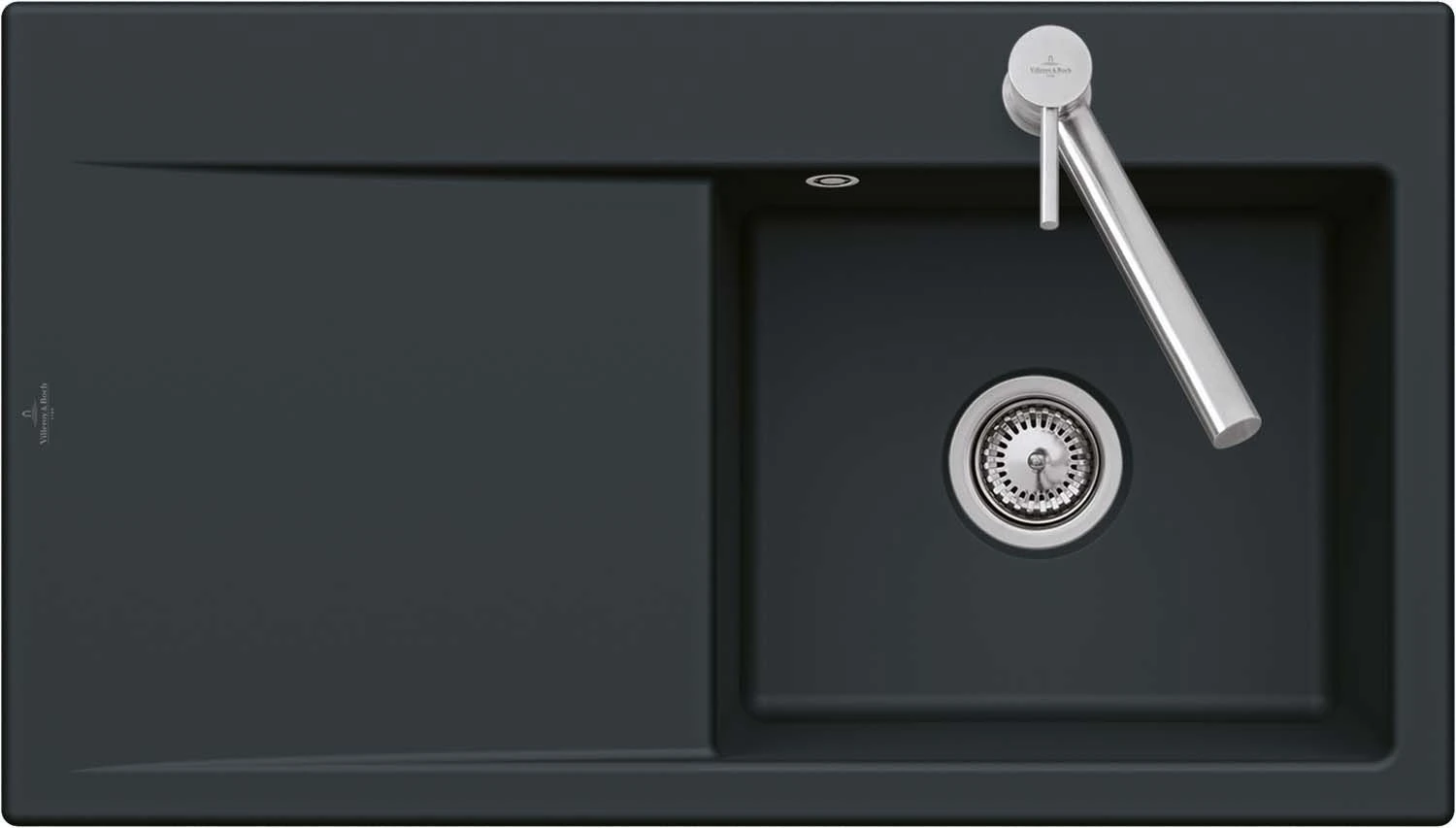 Villeroy Und Boch Subway Spüle 335102SL Becken Rechts, Ablaufgarnitur Mit Excenterbetätigung, Stone 3 Villeroy Und Boch Subway Spüle 335102SL Becken Rechts, Ablaufgarnitur Mit Excenterbetätigung, Stone