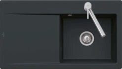 Villeroy Und Boch Subway Spüle 335202TR Becken Links, Ablaufgarnitur Mit Excenterbetätigung, Timber