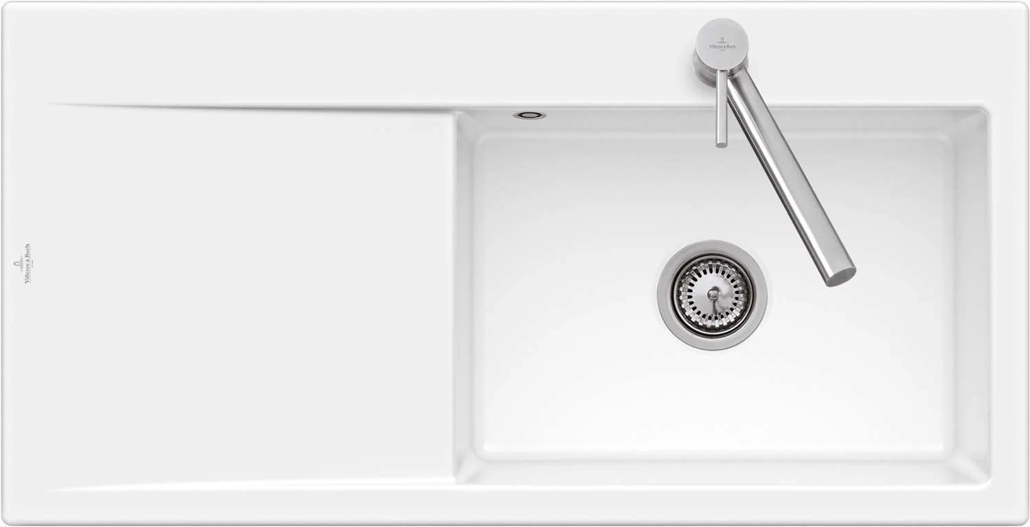 Villeroy Und Boch Subway Spüle 336101SM Becken Rechts, Ablaufgarnitur Mit Handbetätigung, Steam 3 Villeroy Und Boch Subway Spüle 336101SM Becken Rechts, Ablaufgarnitur Mit Handbetätigung, Steam