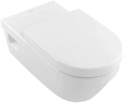 Villeroy Und Boch ViCare Wand-Tiefspül-WC 5649R201 Weiß, DirectFlush, Abgang Waagerecht