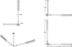 Villeroy Und Boch Vicare Funktion Duschstange 92170668 100 X 100 Cm, Weiß, Für Vorhang, über Eck -Villeroy & Boch Villeroy und Boch Vicare Funktion Duschstange 92170668 100 x 100 cm weiss fuer Vorhang ueber Eck 2