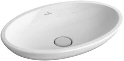 Villeroy&Boch Loop&Friends Waschtisch 51510001 58,5 X 38 Cm, Weiss, Oval, Mit Überlauf