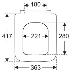 Villeroy & Boch Venticello - WC Sitz Compact, SoftClosing, QuickRelease, Stone White 8M22S1RW -Villeroy & Boch a64b8479a752024c5e2e3fe2