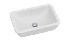 Villeroy & Boch Loop&Friends - Unterbauwaschtisch 450x280 Mm, Ohne Überlauf, Ohne Hahnloch, Alpinweiß 61631101