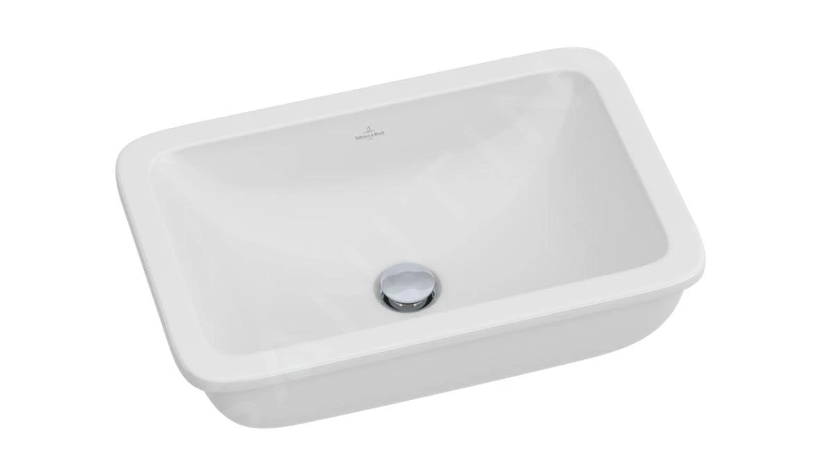 Villeroy & Boch Loop&Friends - Unterbauwaschtisch 540x340 Mm, Ohne Überlauf, Ohne Hahnloch, CeramicPlus, Alpinweiß 616300R1 3 Villeroy & Boch Loop&Friends - Unterbauwaschtisch 540x340 Mm, Ohne Überlauf, Ohne Hahnloch, CeramicPlus, Alpinweiß 616300R1
