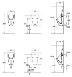 Villeroy & Boch Subway - Absaug-Urinal Ohne Deckel, Alpinweiß 75130001 5 Villeroy & Boch Subway - Absaug-Urinal Ohne Deckel, Alpinweiß 75130001 -Villeroy & Boch b450775e2bb1a4b7101289c5