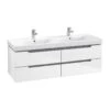Villeroy & Boch Subway 2.0 - Waschtischunterschrank, 1287x420x449 Mm, 4 Auszüge, Glossy White A69200DH -Villeroy & Boch ba86854f9cd9eb8ddae94c05