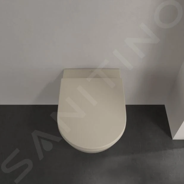 Villeroy & Boch Subway 2.0 - Wand-WC, DirectFlush, CeramicPlus, Almond 5614R0AM 8 Villeroy & Boch Subway 2.0 - Wand-WC, DirectFlush, CeramicPlus, Almond 5614R0AM – Bild 6