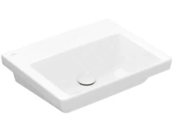 Villeroy & Boch Subway 3.0 - Waschbecken 550x440 Mm, Ohne Überlauf, Ohne Hahnloch, CeramicPlus, Alpinweiß 4A7058R1