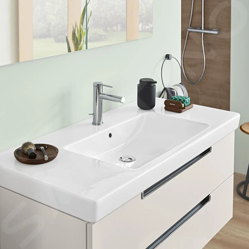 Villeroy & Boch Subway 2.0 - Möbelwaschtisch, 1000x470 Mm, Mit Überlauf, Mit Hahnloch, CeramicPlus, Alpinweiß 71751GR1 6 Villeroy & Boch Subway 2.0 - Möbelwaschtisch, 1000x470 Mm, Mit Überlauf, Mit Hahnloch, CeramicPlus, Alpinweiß 71751GR1 – Bild 4