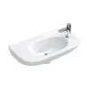 Villeroy & Boch O.novo - Handwaschbecken Compact Mit Überlauf, 1 Hahnloch,500 X 250 Mm, Mit CeramicPlus, Alpinweiß 536153R1 -Villeroy & Boch d8c26b12774863699eb4e34c