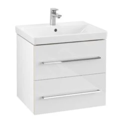 Villeroy & Boch Avento - Waschtischunterschrank, 580x514x452 Mm , 1 Auszug, Crystal White A88900B4