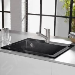 Villeroy & Boch Subway 60 - Keramikspüle, 60x51 Cm, CeramicPlus, Chromit 330901J0 -Villeroy & Boch efed63a5a028386564ba7278