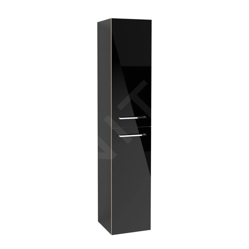 Villeroy & Boch Avento - Hochschrank 350x1760x372 Mm, 2 Türen, Crystal Black A89400B3 3 Villeroy & Boch Avento - Hochschrank 350x1760x372 Mm, 2 Türen, Crystal Black A89400B3