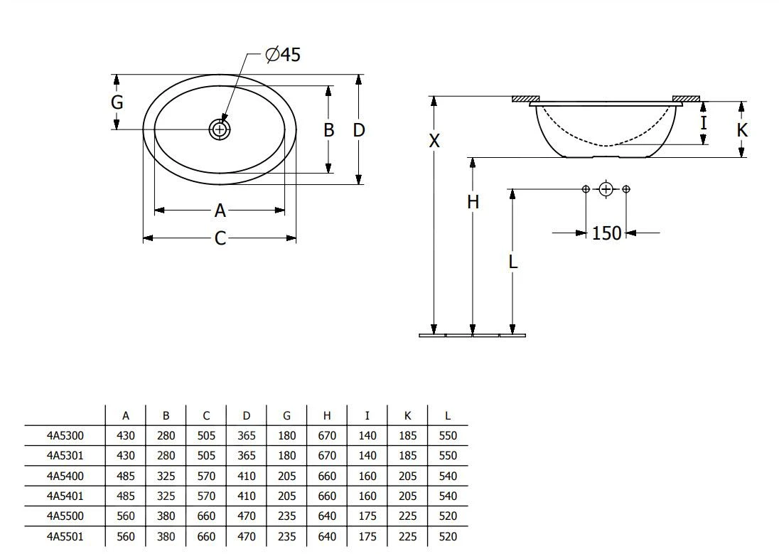 Villeroy & Boch Loop&Friends - Unterbauwaschbecken, 560x380 Mm, Mit Überlauf, CeramicPlus, Ebony 4A5500S5 4 Villeroy & Boch Loop&Friends - Unterbauwaschbecken, 560x380 Mm, Mit Überlauf, CeramicPlus, Ebony 4A5500S5 – Bild 2