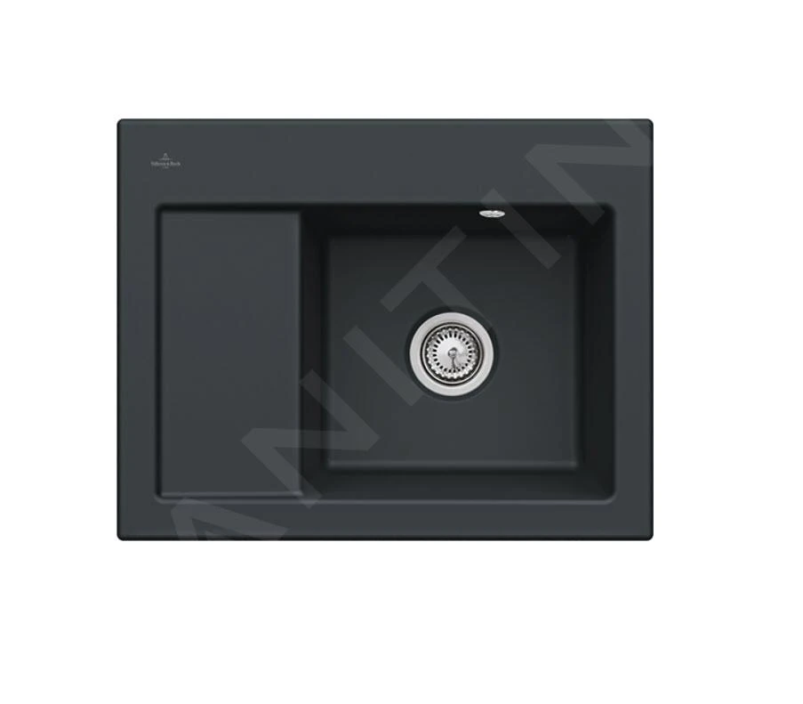 Villeroy & Boch Subway 45 - Keramikspüle, 65x51 Cm, CeramicPlus, Ebony 331301S5 3 Villeroy & Boch Subway 45 - Keramikspüle, 65x51 Cm, CeramicPlus, Ebony 331301S5