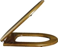 Villeroy & Boch Hommage - WC Sitz Mit Deckel, Holz - Sitz, Edelstahlscharniere 99266100