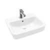 Villeroy & Boch O.novo - Aufsatzwaschbecken, 550x460 Mm, Mit Überlauf, Mit Hahnloch, Alpinweiß 4A41MG01 -Villeroy & Boch fbac8fd63d96bf6c4d106371