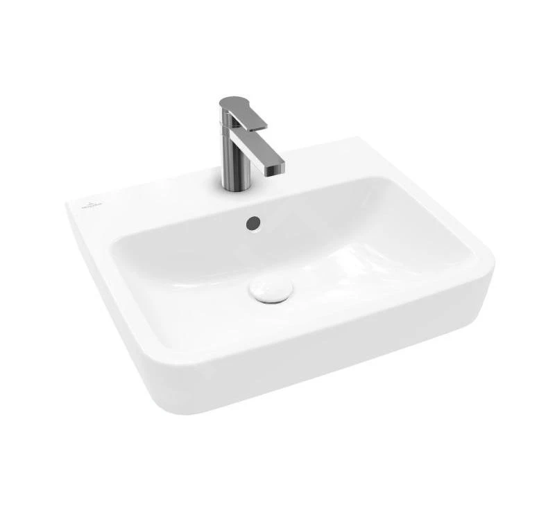 Villeroy & Boch O.novo - Aufsatzwaschbecken, 550x460 Mm, Mit Überlauf, Mit Hahnloch, Alpinweiß 4A41MG01 3 Villeroy & Boch O.novo - Aufsatzwaschbecken, 550x460 Mm, Mit Überlauf, Mit Hahnloch, Alpinweiß 4A41MG01