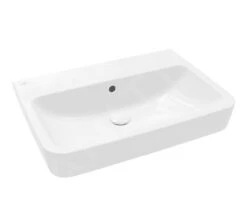 Villeroy & Boch O.novo - Waschbecken 650x460 Mm, Mit Überlauf, Ohne Hahnloch, Alpinweiß 4A416701