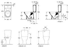 Villeroy & Boch O.novo - Stand Tiefspül WC Für Kombination, Abgang Waagerecht, Alpinweiß 56611001 7 Villeroy & Boch O.novo - Stand Tiefspül WC Für Kombination, Abgang Waagerecht, Alpinweiß 56611001 -Villeroy & Boch ffebc381a433a55bb1fac465 1